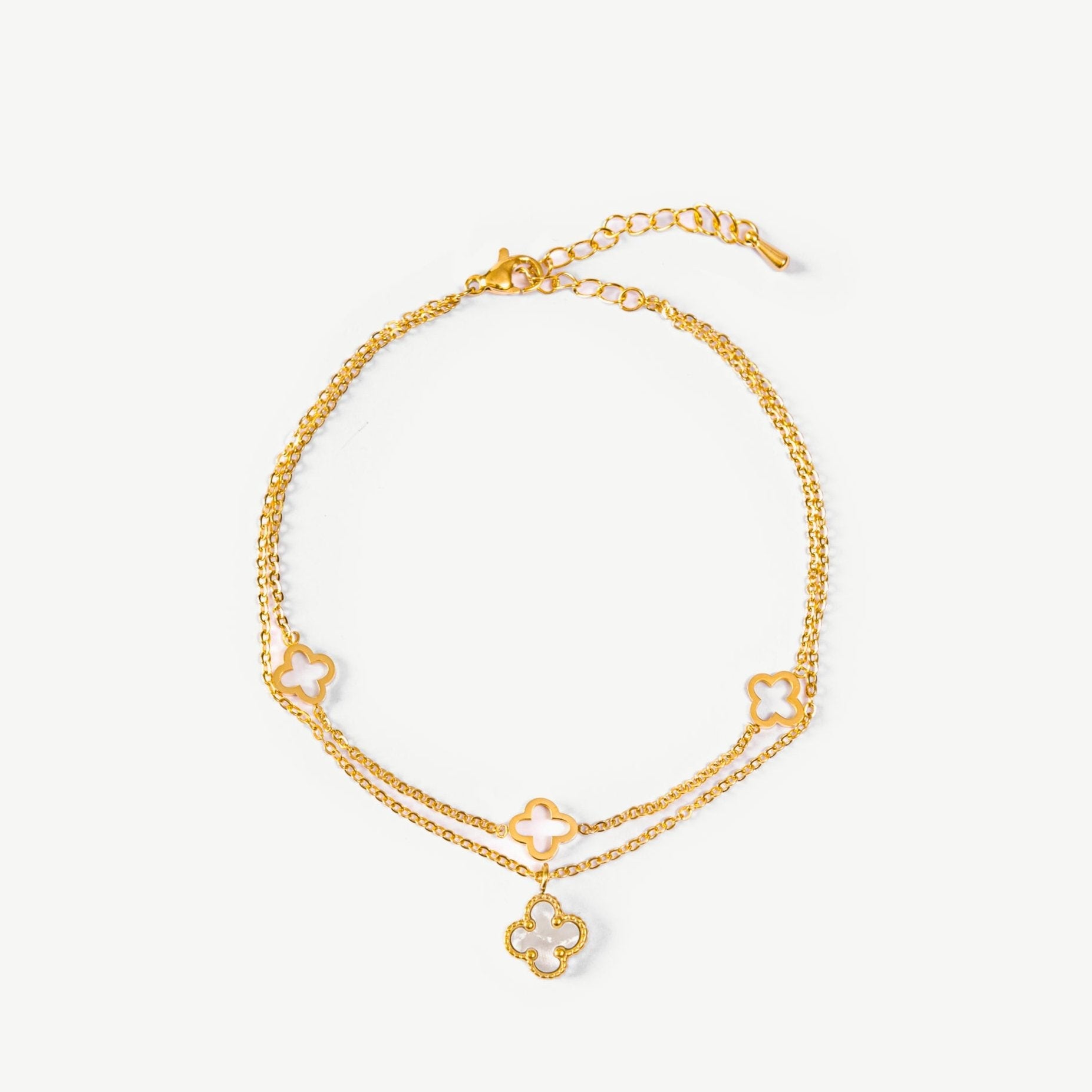 Clover Charm Anklet - EzaVision - Anklet - Clover Charm Anklet