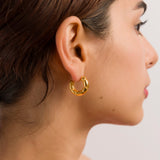 Deianira Hoop Earrings - EzaVision - Earrings - Deianira Hoop Earrings