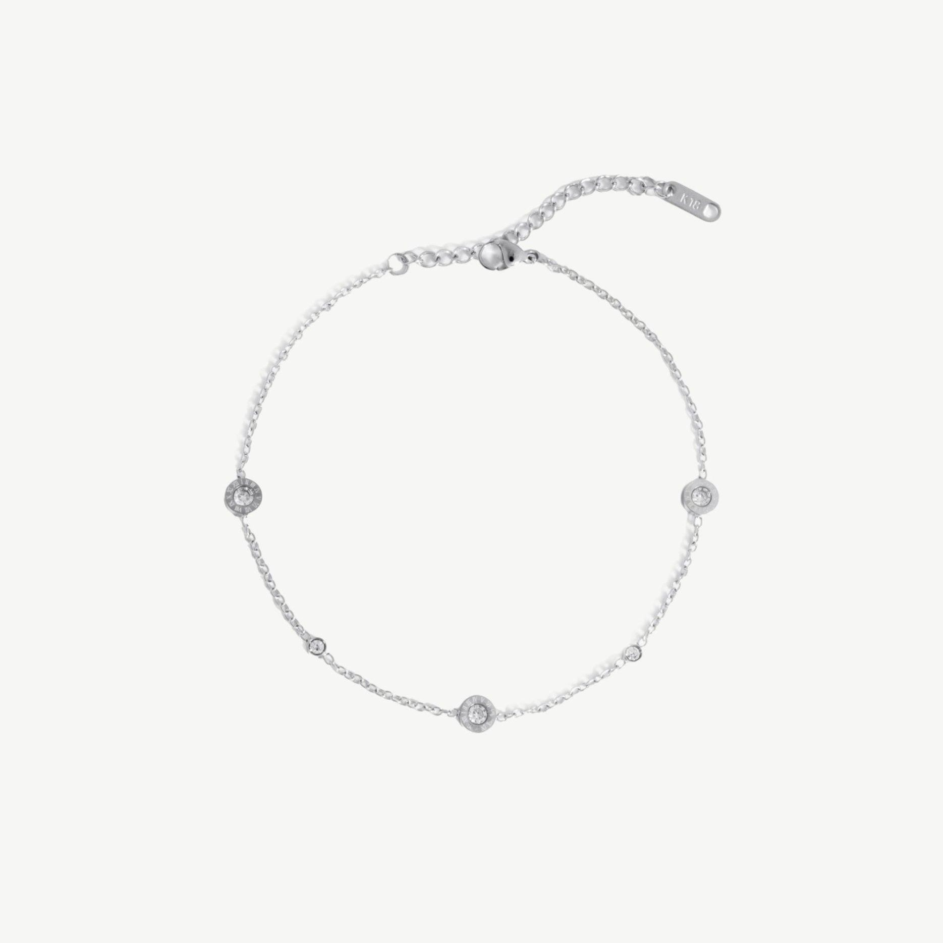 Silver Zeus Anklet - EzaVision - Anklet - Silver Zeus Anklet