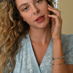 Tiny Silver Cervantes Bracelet - EzaVision - Bracelets - Tiny Silver Cervantes Bracelet - EzaVision