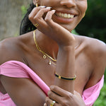 Black Aether Bangle - EzaVision - Bracelets - Black Aether Bangle - EzaVision