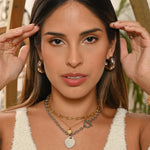 Chunky Hoop Earrings - EzaVision - Earrings - Chunky Hoop Earrings - EzaVision