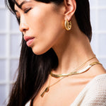 Chunky Snake Chain Necklace - EzaVision - Necklace - Chunky Snake Chain Necklace