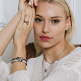 Silver Aphrodite Bangle - EzaVision - Bracelets - Silver Aphrodite Bangle - EzaVision