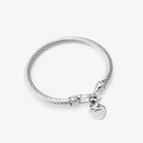 Silver Aphrodite Bangle - EzaVision - Bracelets - Silver Aphrodite Bangle - EzaVision