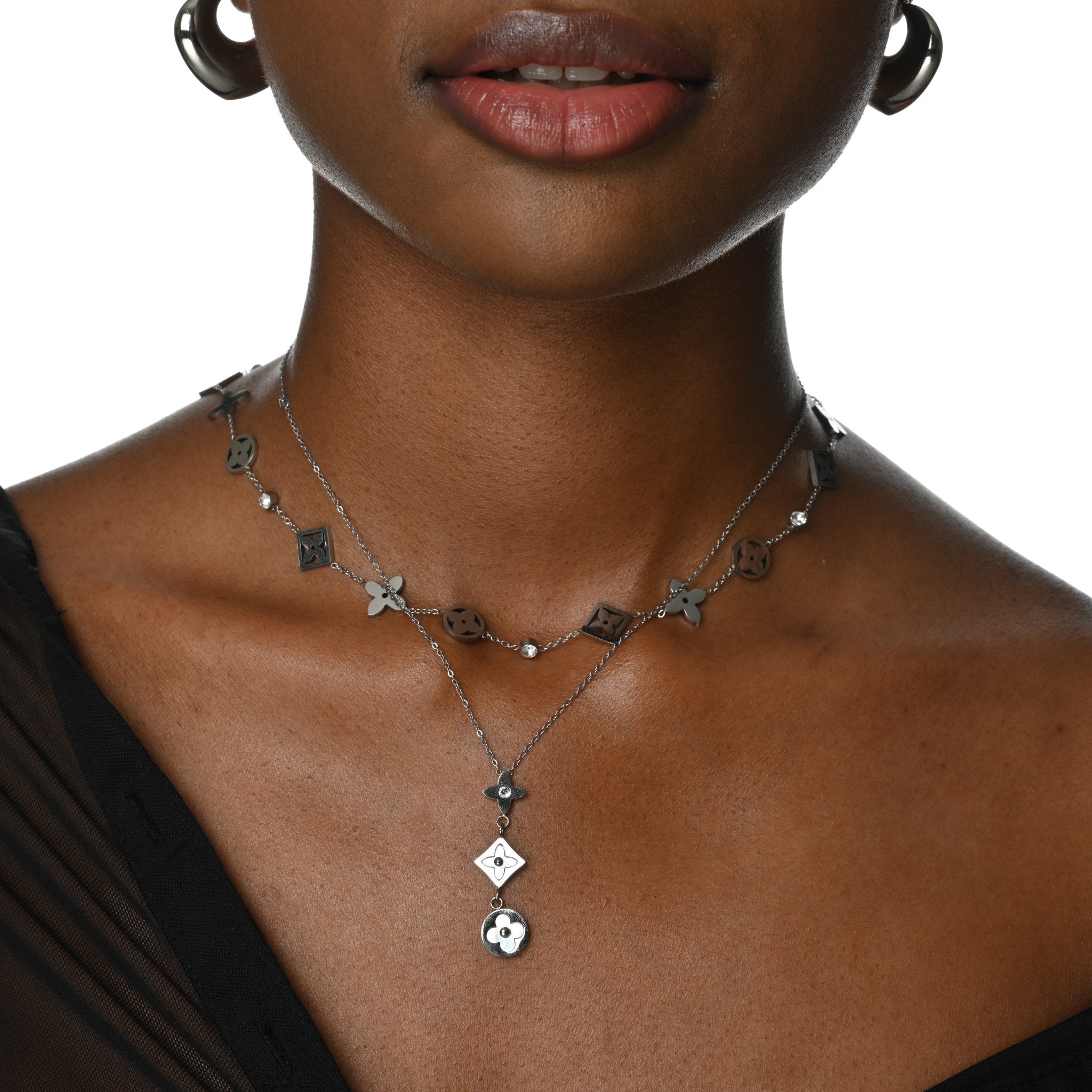 Silver Chunky Cervantes Necklace - EzaVision - Necklace - Silver Chunky Cervantes Necklace - EzaVision