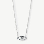 Silver Evil Eye Necklace - EzaVision - Necklace - Silver Evil Eye Necklace - EzaVision