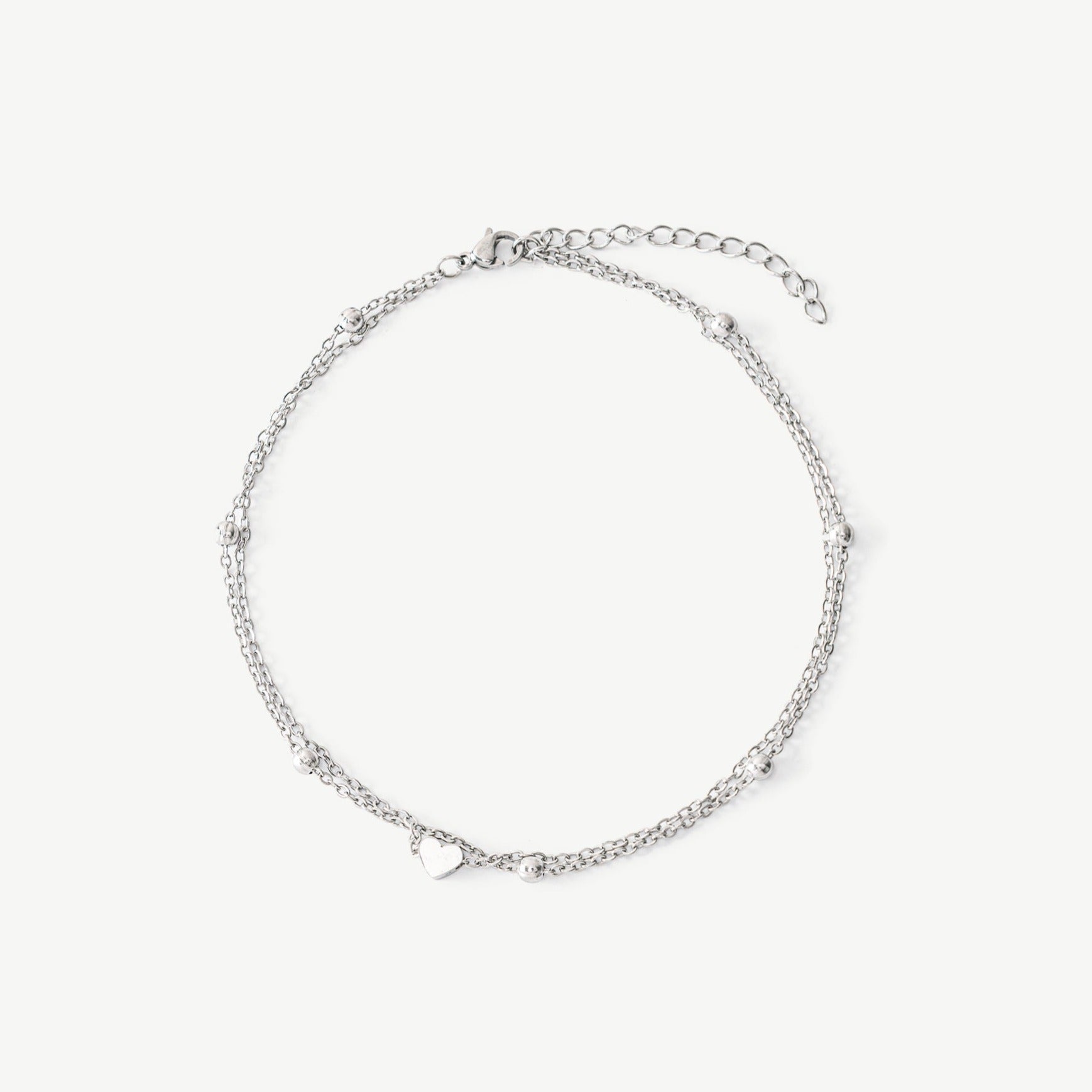 Silver Honolulu Anklet - EzaVision - -