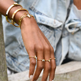 White Clover Bangle - EzaVision - Bracelets - White Clover Bangle - EzaVision