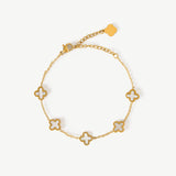 White Clover Bracelet - EzaVision - Bracelets - White Clover Bracelet