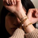 White Clover Bracelet - EzaVision - Bracelets - White Clover Bracelet