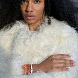 White Tiny Acheron Bangle - EzaVision - Bracelets - White Tiny Acheron Bangle - EzaVision