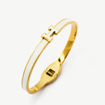 White Tiny Acheron Bangle - EzaVision - Bracelets - White Tiny Acheron Bangle - EzaVision