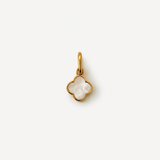 Mother of Pearl Clover Charm
