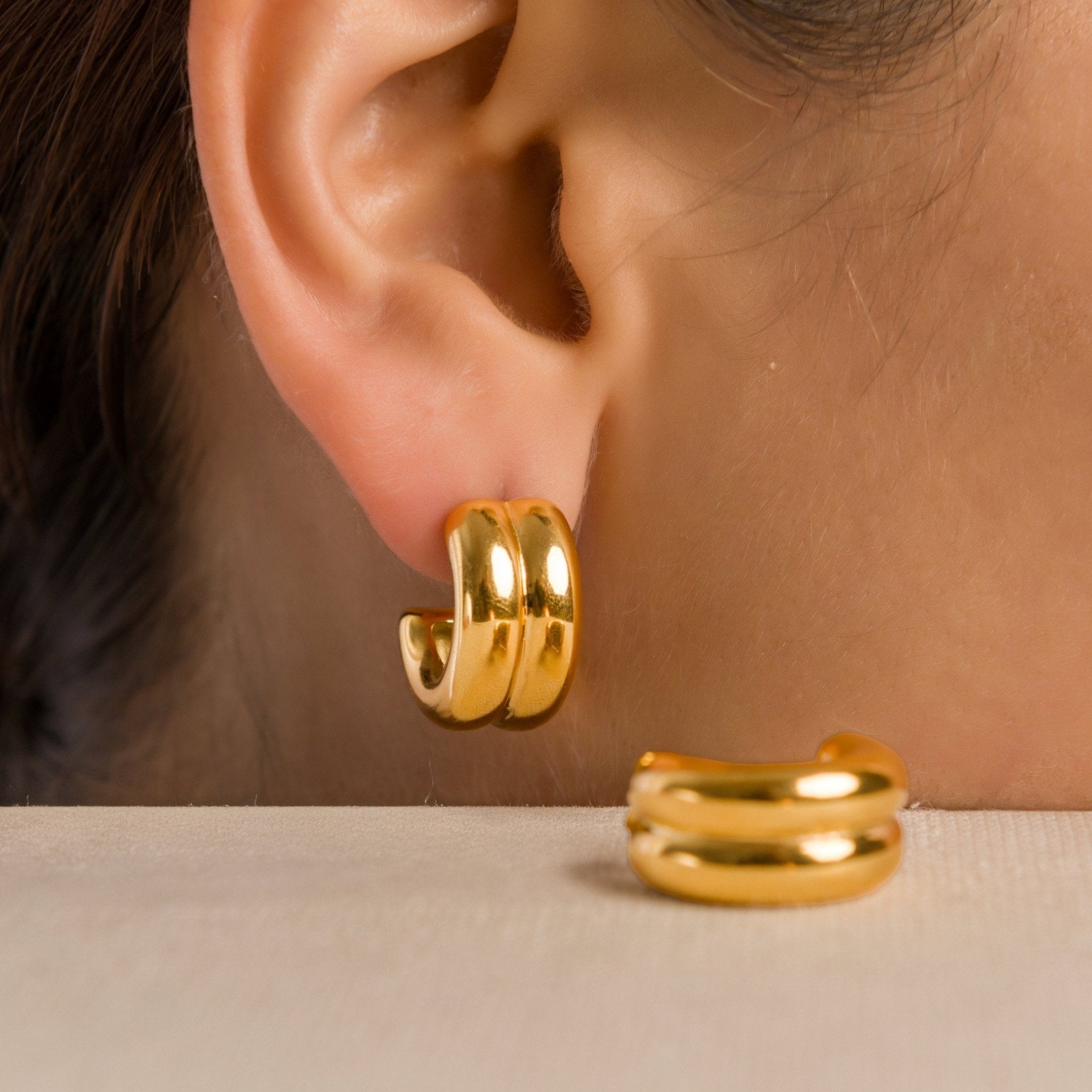 Aedon Hoop Earrings - EzaVision - Earrings - Aedon Hoop Earrings