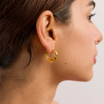 Deianira Hoop Earrings - EzaVision - Earrings - Deianira Hoop Earrings