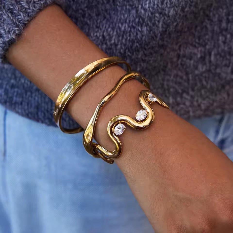 Amber Bangle - EzaVision - Bracelets - Amber Bangle