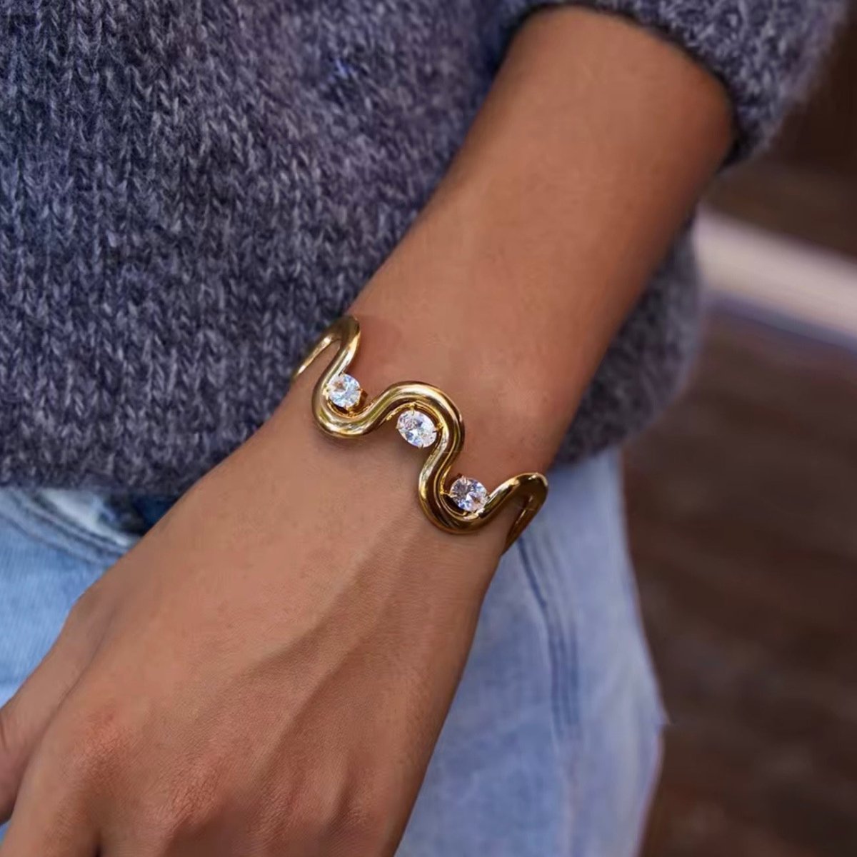 Amber Bangle - EzaVision - Bracelets - Amber Bangle