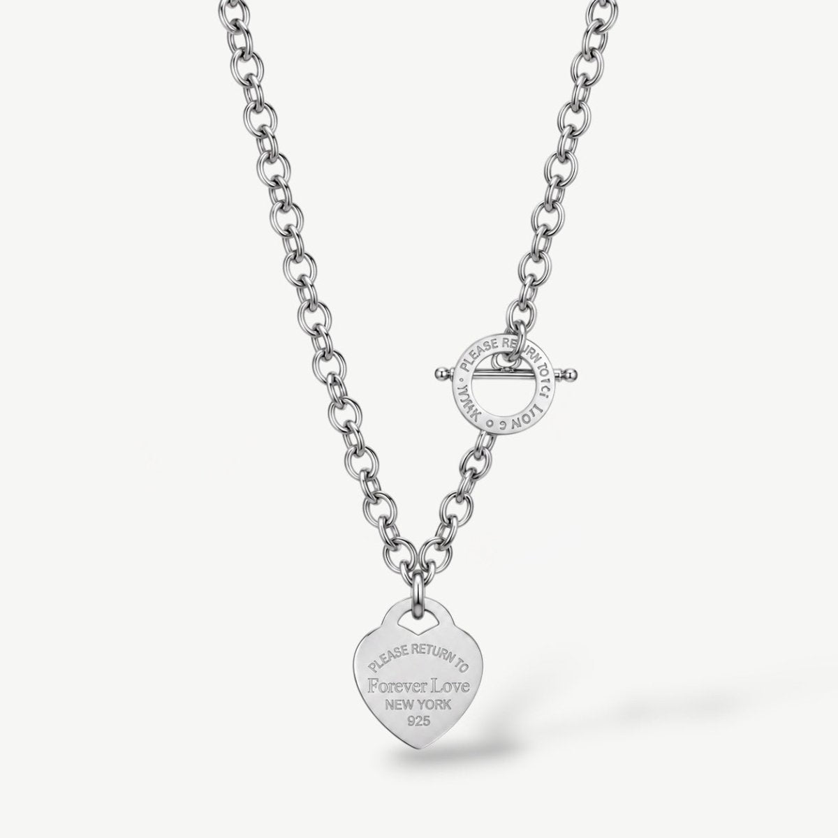 Chunky Silver Aphrodite Necklace - EzaVision - Necklace - Chunky Silver Aphrodite Necklace