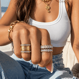 Clover Band Ring - EzaVision - Ring - Clover Band Ring