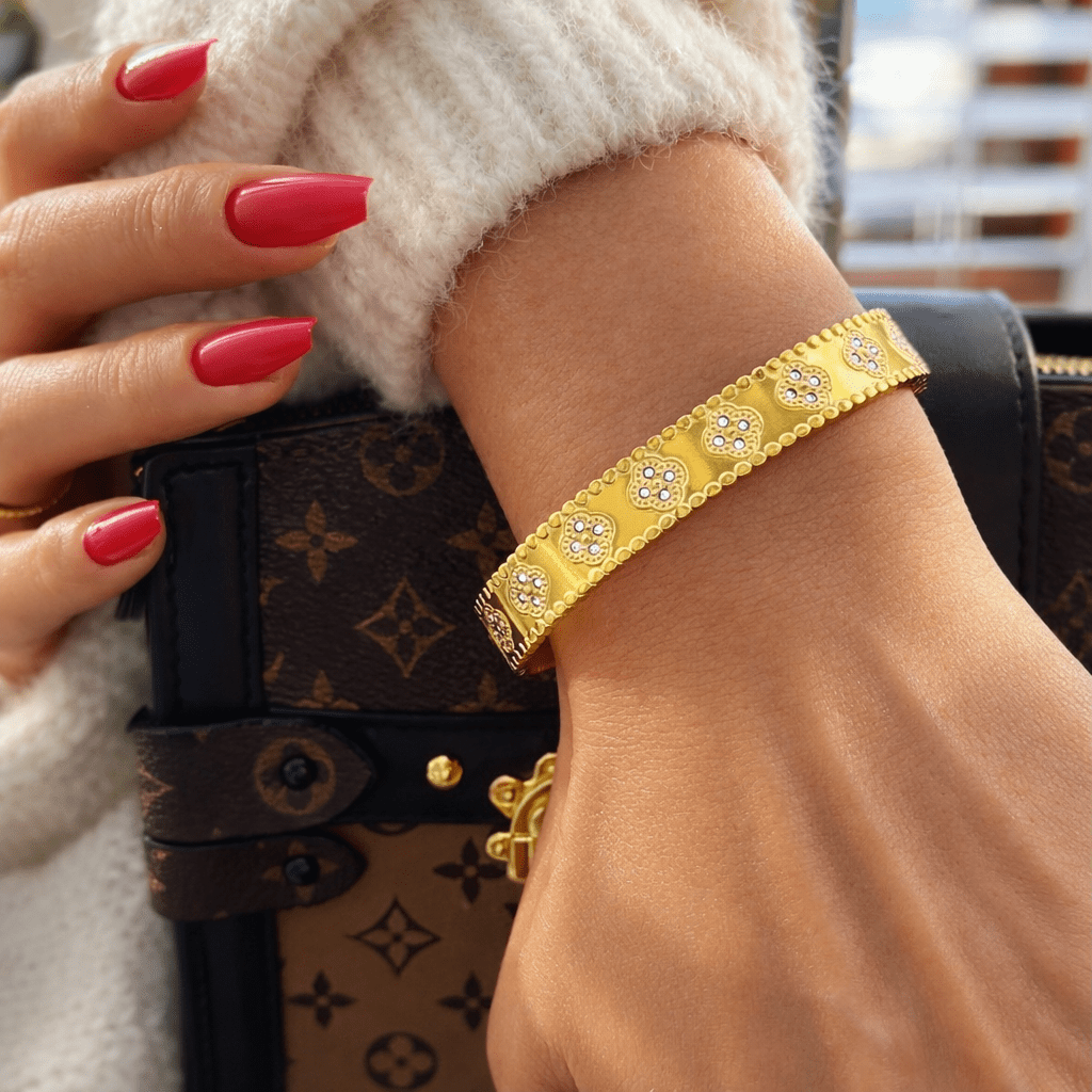 Clover Bangle - EzaVision - Bracelets - Clover Bangle