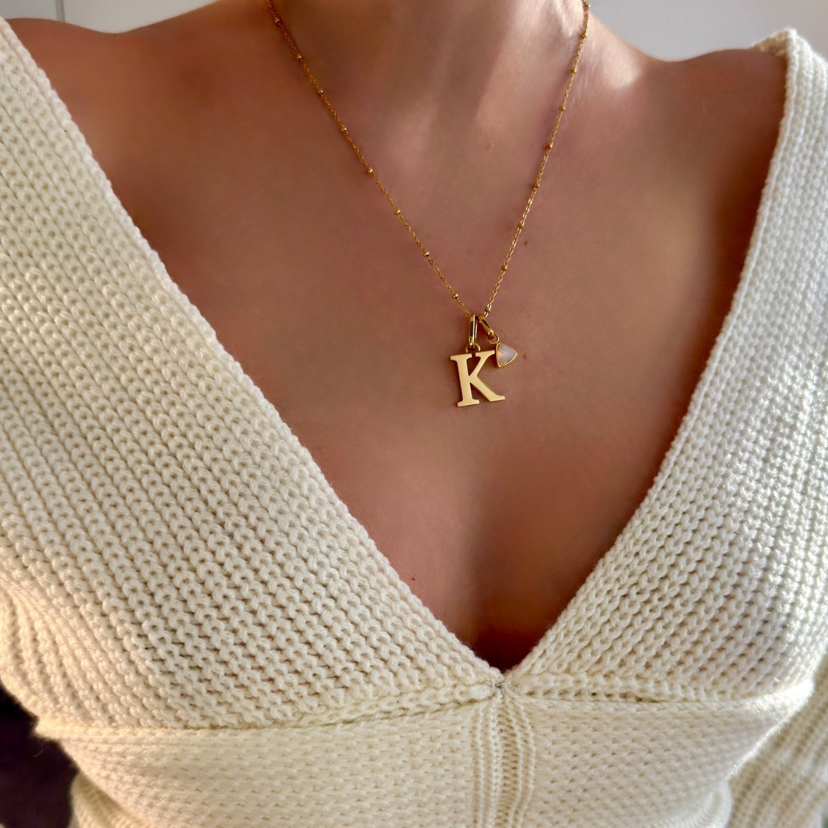 Initial Necklace - EzaVision - Necklace - Initial Necklace