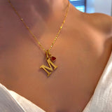 Initial Necklace - EzaVision - Necklace - Initial Necklace