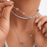 Silver Clover Necklace - EzaVision - Necklace - Silver Clover Necklace