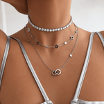 Silver Clover Necklace - EzaVision - Necklace - Silver Clover Necklace