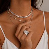 Silver Clover Necklace - EzaVision - Necklace - Silver Clover Necklace