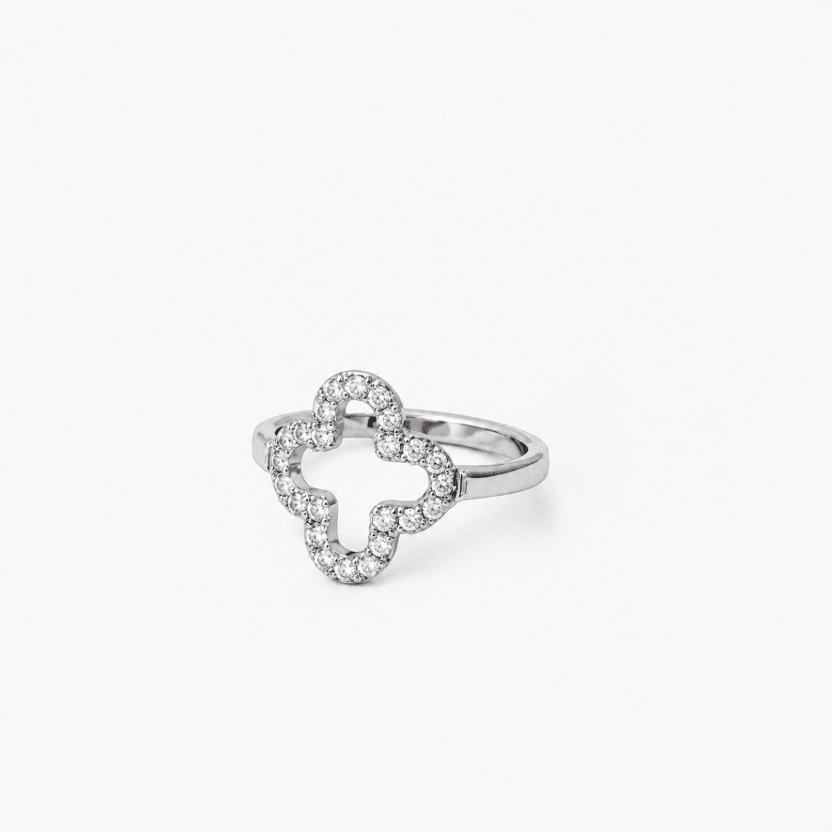 Silver Clover Ring - EzaVision - Ring - Silver Clover Ring