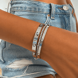 Silver Leto Bangle - EzaVision - Bracelets - Silver Leto Bangle