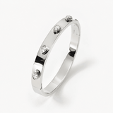 Silver Leto Bangle - EzaVision - Bracelets - Silver Leto Bangle