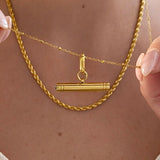 T - bar Necklace - EzaVision - Necklace - T - bar Necklace