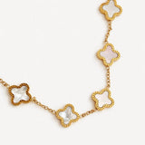 White Clover Necklace - EzaVision - Necklace - White Clover Necklace