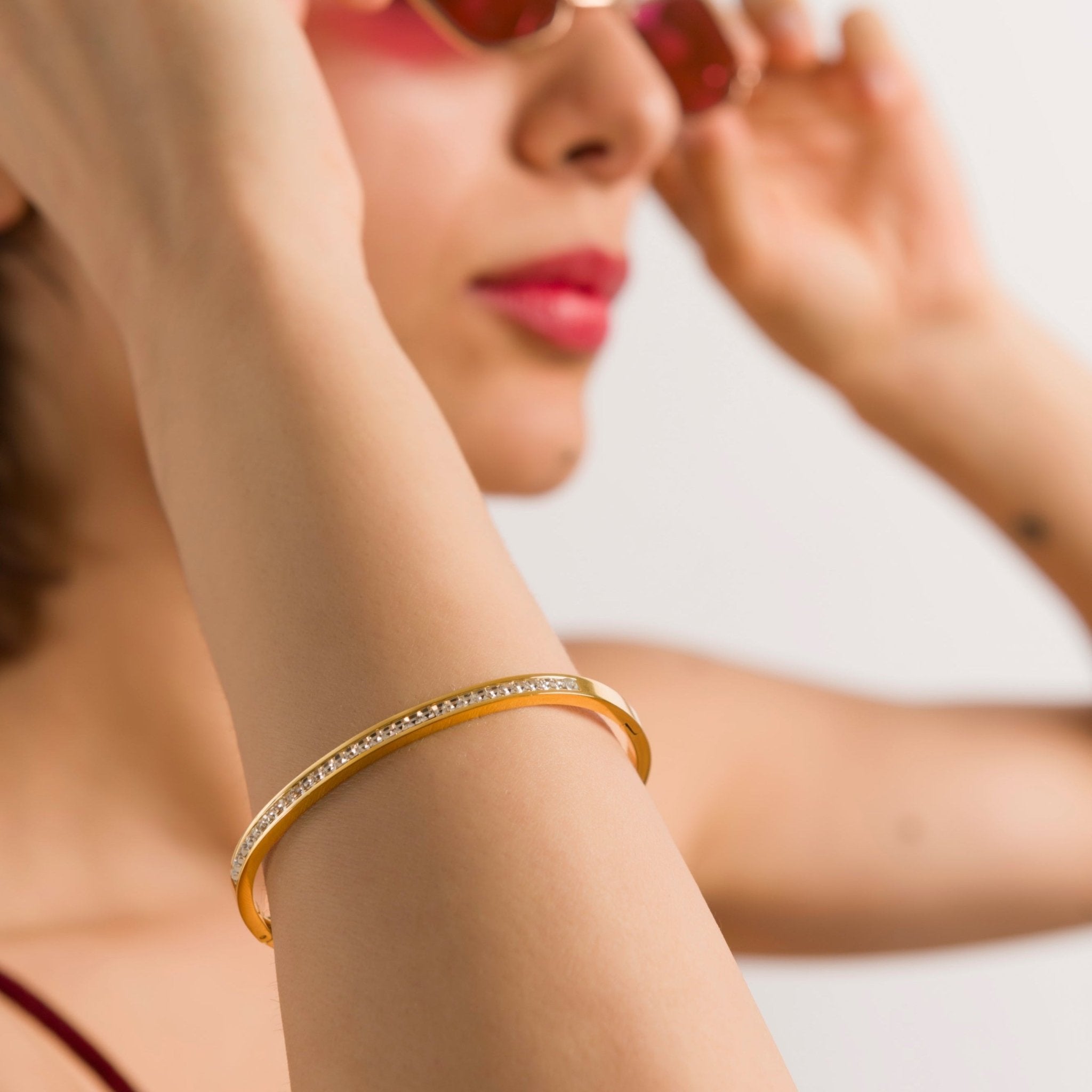 Gold Titan Bangle - EzaVision - Bracelets - Gold Titan Bangle