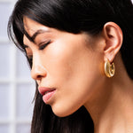 Gold Asena Earrings - EzaVision - Earrings - Gold Asena Earrings