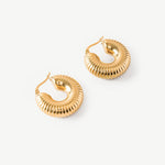 Gold Asena Earrings - EzaVision - Earrings -