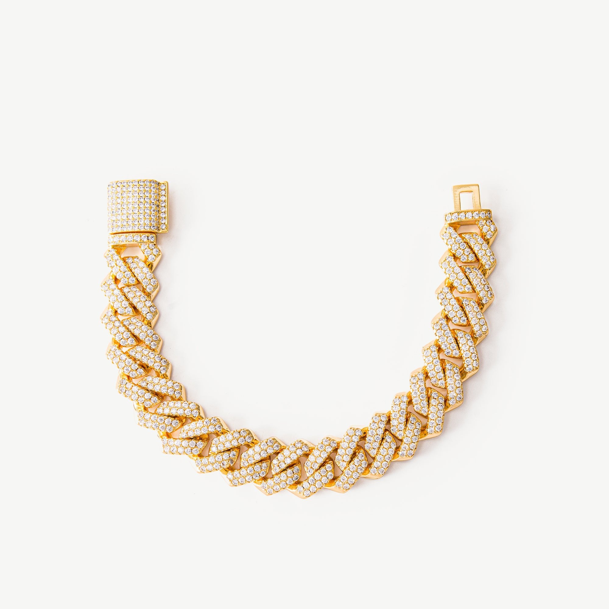 Gold Cuban Bracelet - EzaVision - Bracelets -