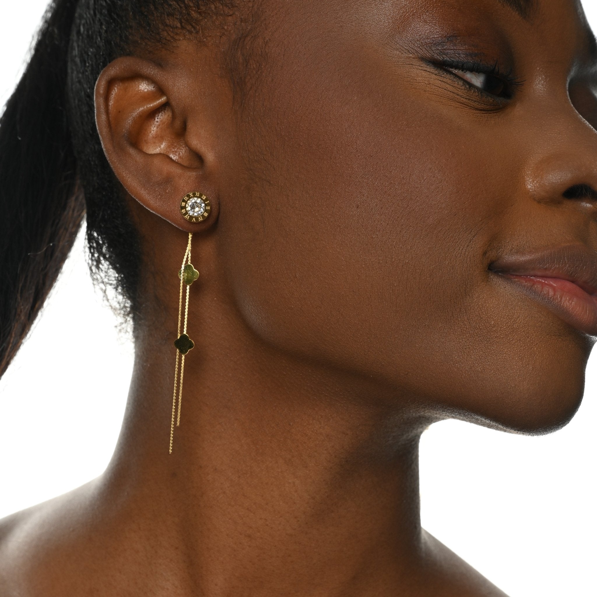 Gold Hyaden Earrings - EzaVision - Earrings - Gold Hyaden Earrings - EzaVision