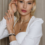 Silver Aether Bangle - EzaVision - Bracelets - Silver Aether Bangle - EzaVision