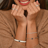 Silver Aether Bangle - EzaVision - Bracelets - Silver Aether Bangle - EzaVision