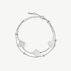 Silver Clover Bracelet - EzaVision - Silver Clover Bracelet - EzaVision
