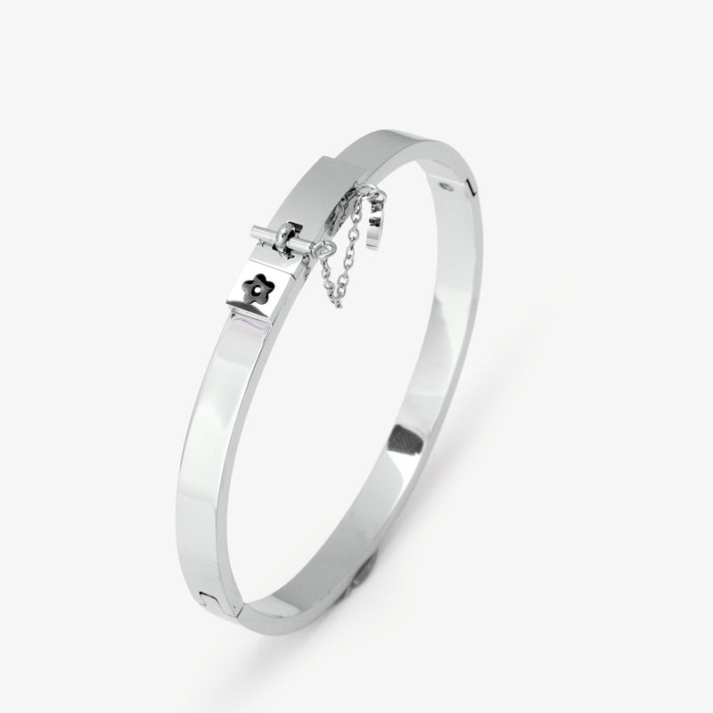 Silver Planet Bangle - EzaVision - Bracelets - Silver Planet Bangle - EzaVision
